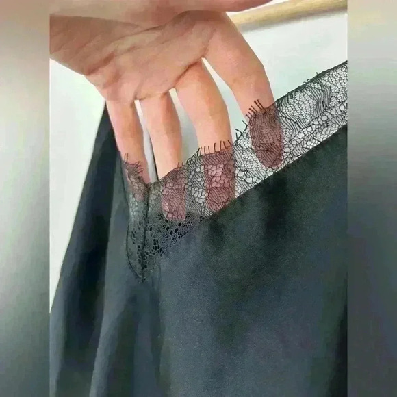 Victoria’s Secret Womens Black Lace Cami Shorts Babydoll Romantic  Set Small - Picture 9 of 15